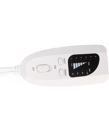 Fast Heating Electric Heating Cushion | Plush Soft Neck Wrap & Heating Pillow | 6 Gears Adjustable | 37x22in Silver Gray - Buy Online on GoSupps.com