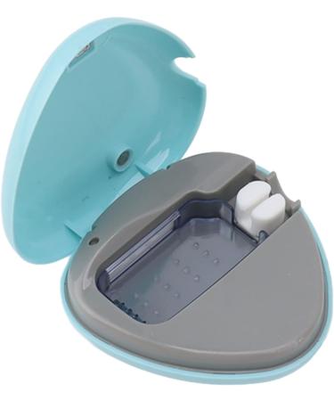 Aeun Toothbrush Sanitizer Case Efficient Cleaning Light Weight Toothbrush Cleaner Holder Portable Long Service Time with USB Cable for Traveling Home Office (Blue) - Buy Online on GoSupps.com