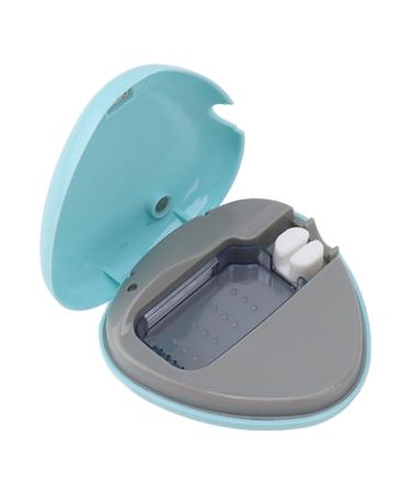 Toothbrush Sanitizer Cover Toothbrush Sanitizer Case Long Service Time Efficient Cleaning Light Weight for Traveling Home Office (Blue)
