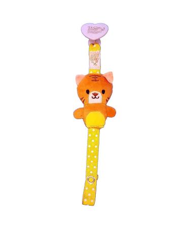 Zigozago - Pacifier chain with a plush tiger