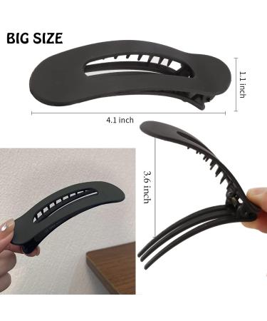 Large Duck Billed Hair Clips - 8 Pack Alligator Hair Barrettes for Women - Matte Finish Styling Accessories - Buy Online on GoSupps.com
