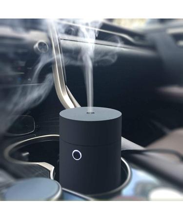 Portable Car Diffuser Humidifier - USB Cool Mist Aromatherapy Essential Oil Mini Diffuser (Plain Black) - Buy Online on GoSupps.com