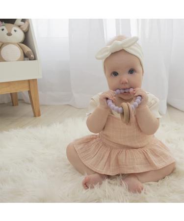 Playground by Living Textiles Co. Silicone Elephant Teether Lilac - for Teething Infant Toddler Newborn Nursery Ages 3 Months+ liliac - Buy Online on GoSupps.com