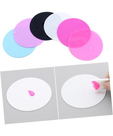 Hemobllo Palettes de Nail Art en Silicone 6 Pi ces Palette de M lange de Vernis Ongles Solide pour Proth sistes Ongulaires et D butants Usage Salon Manucure Couleur Al atoire - Buy Online on GoSupps.com