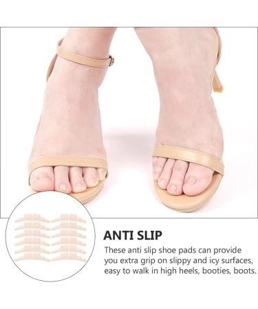Holibanna 6 Pairs Heel Grip Cushions | High Heel Forefoot Metatarsal Pad Inserts | Reusable Insoles for Men & Women - Beige - Buy Online on GoSupps.com