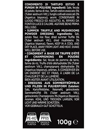  Giuliano Tartufi Black Truffle Set: 100g Summer Truffle Powder and 100ml Extra Virgin Olive Oil-Based Condiment - Buy Online on GoSupps.com