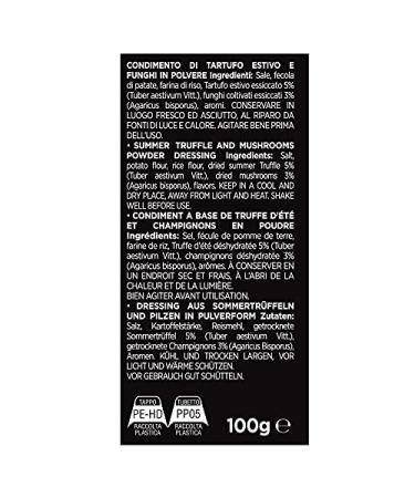 Giuliano Tartufi Truffle & Mushroom Dressing Powder - 100g | Premium International Gourmet Seasoning - Buy Online on GoSupps.com