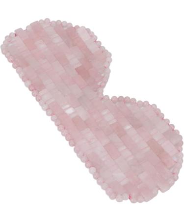 Natural Jade Eye Pads - Reduce Wrinkles Promote Sleep & Relieve Fatigue | Rose Quartz Cushions - Buy Online on GoSupps.com