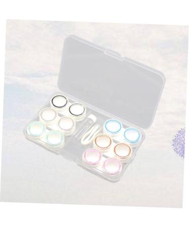 Buy HOMSFOU 6pcs Contact Lens Case Set | Durable Lens Holders with O-Ring - Perfect for Travel & Storage - Buy Online on GoSupps.com