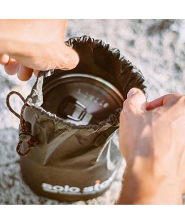 Solo Stove Solo Pot 900 - Lightweight Stainless Steel Backpacking Pot | Fast Water Boiling | Volume Markings & Pour Spout - Buy Online on GoSupps.com