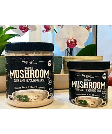 Vogue Cuisine Mushroom Soup Seasoning Base - Low Sodium, Gluten Free - 12 oz (Pack of 1) - Buy Online on GoSupps.com