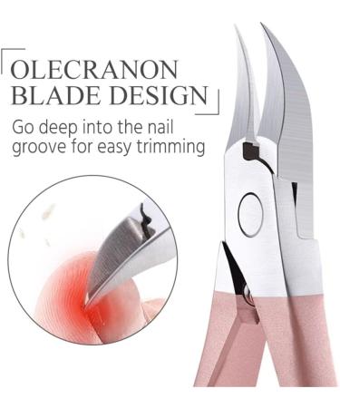 Professional Nail Art Clipper Nipper Dead Skin Shear Polishing Manicure Care Tools Stainless Steel Nail Cutter Trimmer(Svart) 12.5*5.5cm Svart - Buy Online on GoSupps.com