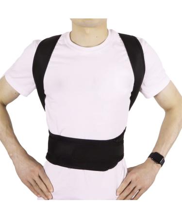 n/a Adjustable Back Posture Corrector Shoulder Lumbar Spine Brace Support Belt Health Care for Men Women Unisex (Color : Black Size : XL code) Handmade Full moon lofty ambition - Buy Online on GoSupps.com
