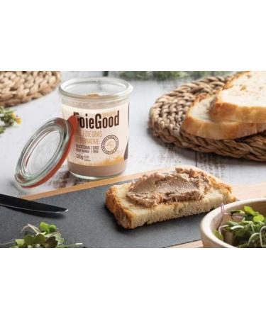 FoieGood Duck Spread with Truffle 120g - Smooth Creamy Duck Liver P t - Ideal for Appetizers - No Force Feeding - Glass Jar - Buy Online on GoSupps.com
