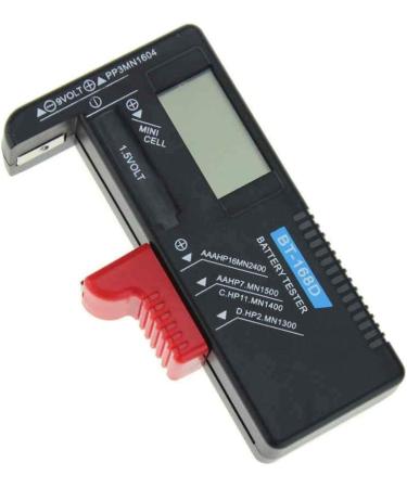 Buy BT-168D Digital Battery Tester - Check 9V AAA AA C D Rechargeable Batteries Online - Buy Online on GoSupps.com