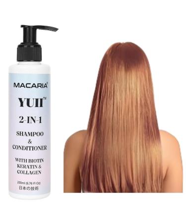 Yuii Biotin keratin & Collagen Shampoo With Conditioner for Curly hair