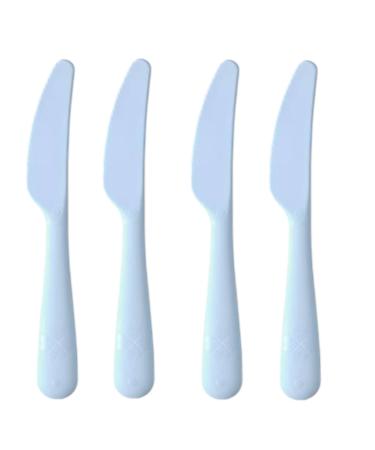 Children Kids Baby Toddler Blue Cutlery Knife Set IKEA Kalas Replacements Colour Choice 4pcs Knife BPA Free 4pcs Blue Knife