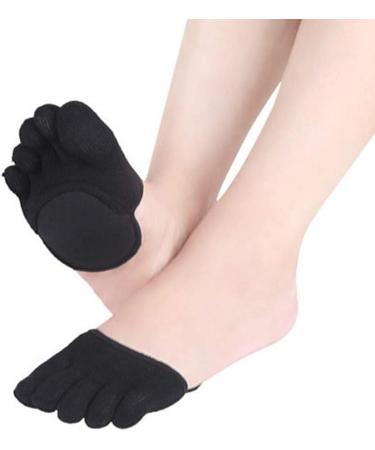 2 Pairs High Heel Insoles Shoe Padding High Heel Socks Five Toe Socks Forefoot Socks Half Socks Fingerless Socks Forefoot Pads Toe Cover Summer - Buy Online on GoSupps.com