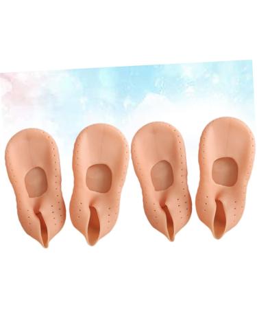 FOMIYES 2 Pairs Silicone Gel Heel Socks Lotion Socks Sebs Socks Moisturising Gel Socks Silicone Socks Floor Socks Room Socks Non Slip Socks Plantar Insoles Heel Cover Invisible - Buy Online on GoSupps.com