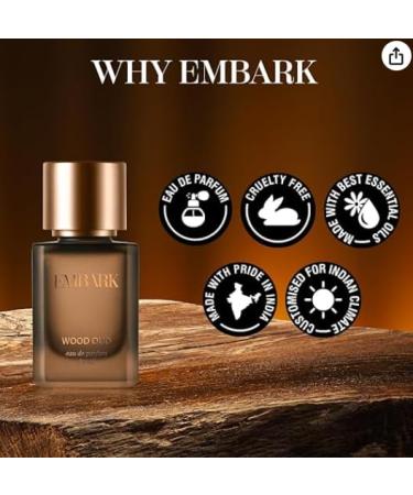 The-E'MBARK OUD Wood Perfume for Men and Women - 1.69 Fl Oz | Premium Oud Unisex Perfume | Long lasting Fragrance - Buy Online on GoSupps.com