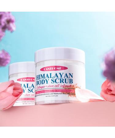Salt Body Scrub - 3.38 oz - Exfoliating Body & Foot Scrub with Collagen & Stem Cells - Exfoliating Salt Scrub & Infused Moisturizer Helps Hydrate Skin  - Buy Online on GoSupps.com