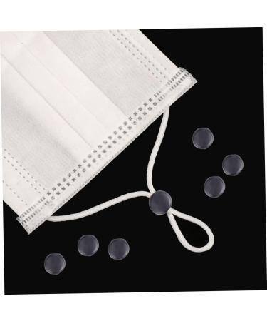 Frcolor 500 Pieces Round Adjustment Buckle for Face Masks - Anti-Slip Mask Rope Controller - 1x1cm Elastic Cord Buckles for International Shipping - Buy Online on GoSupps.com