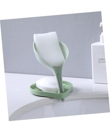 Ciieeo 9 Pcs Soap Holder Mushroom Wall Hook Pink Soap Dish Sink Organizer Shower Soap Case Double Layer Bunked Bath Soap Container Non-slip Green Soap Bathroom Soap Drainer Tub - Buy Online on GoSupps.com