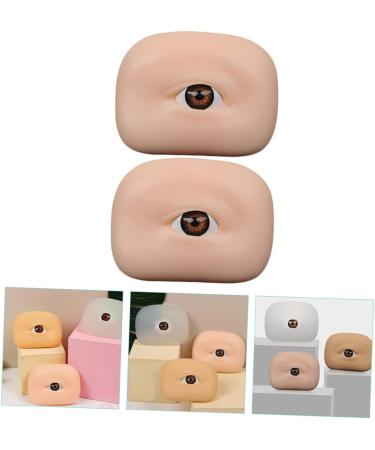 POPETPOP 8 pcs Eyebrow Practice Training Makeup Silicone Skin Eyeshadow Boards 1 count (Pack of 1) As Shownx4pcs - Buy Online on GoSupps.com