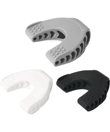 Jaw Trainer Jaw Exerciser Jaw Trainer for Face Mouth Jawlineee Chisel Awlineee Exerciser Chew Jaw Trainer for an Enhanced Facial Definition Jaw Trainer Neck and Tone Your Face with Exercise Black and White Gray Suit - Buy Online on GoSupps.com
