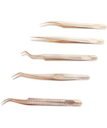 LFAMNROV Lash Tweezers Set - Volume Eyelash Extension Professional Kit - Buy Online on GoSupps.com