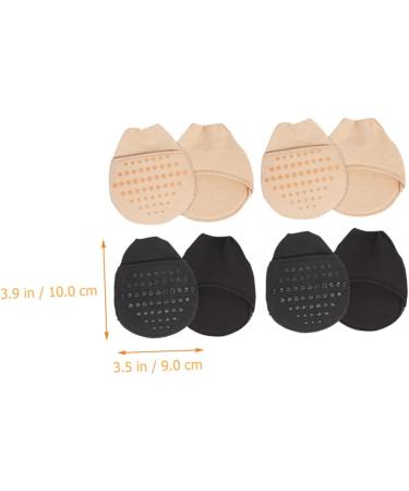 FRCOLOR 20 Pairs Forefoot Socks Women's Socks Dance Socks High Heel Shoes for Women Low Cut Socks Sweat-Absorbing Forefoot Pad Foot Cushion Socks Breathable Floor Mat - Buy Online on GoSupps.com