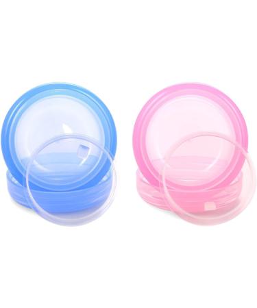 VEAIDE 20ml TSA Approved Travel Containers for Toiletries - Leakproof Refillable Makeup Jars with Clear Zipper Bag, 6 Pieces - Buy Online on GoSupps.com