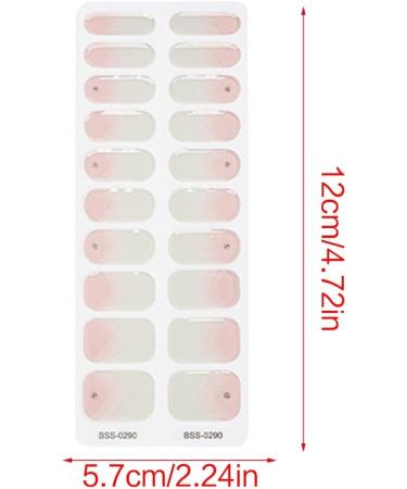 Long lasting Gel Nail Stickers Easy Application for Women and Girls Bss0289 - Buy Online on GoSupps.com