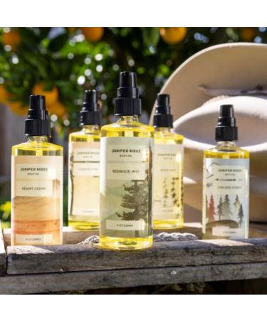 JUNIPER RIDGE Coastal Pine Moisturizing Body Oil - Hydrating Skin Care - All Natural & Organic Aromatherapy Massage Oil Scented with Essential Oils - Paraben Dye Cruelty & Perservative Free - 4oz - Buy Online on GoSupps.com