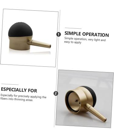 FOMIYES Reissue Nozzle Hair Styling Tools Hair Fiber Spray Applicator Hair Thickening Nozzle Spray Nozzle Hair Building Sprayer Spray Nozzle Hair Building Fibers Applicator Golden - Buy Online on GoSupps.com