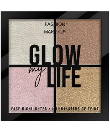 Fashion Make Up - Glow my life illuminator palette (Light) - Buy Online on GoSupps.com