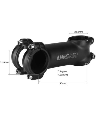 FOMTOR 31.8 Stem - 90mm Length, 7 Degree, Lightweight MTB/Road Bike Handlebar Stem - Buy Online on GoSupps.com