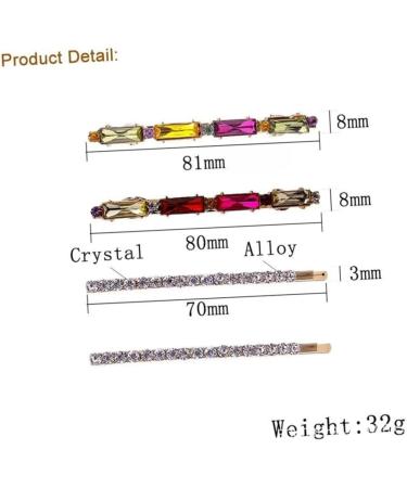 FRCOLOR 8 Pieces Hair Clips for Women Hair Clips for Women Hair Clips for Permanent Spray Bottle Hair Clip Set Hair Clips Set Hair Pin Hair Clips for Girls Crystal Clip Miss - Buy Online on GoSupps.com