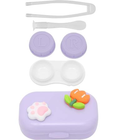 Buy Jeozbm Portable Contact Lens Container Set | 6cm Violet Storage & Remover Tool - Ideal for Everyday Use - International Shipping Available - Buy Online on GoSupps.com