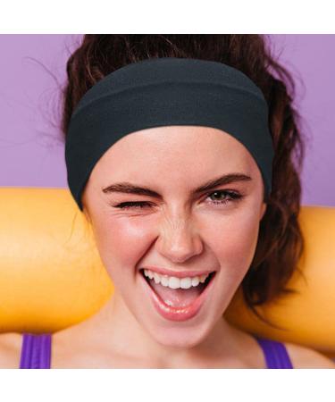 BBGifts 12 Pack Cotton Stretch Headbands for Women and Girls - Non-Slip Workout Head Wraps for Sports, Yoga, Pilates, Running - Solid Colors - Perfect Gift for Active Lifestyle - Buy Online on GoSupps.com