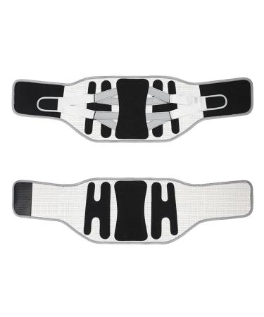 VitalVibe Lumbar Support Belt for Back Pain Relief - Adjustable XX-Large Back Brace for Men & Women - Gray - Buy Online on GoSupps.com