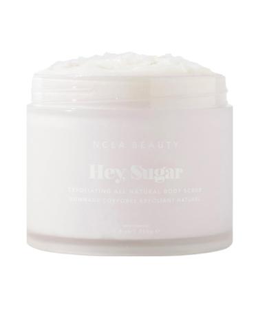 NCLA Beauty Hey Sugar All Natural Body Scrub - Moisturizing Exfoliating Sugar Scrub - Shea Cocoa and Mango Butters - Coconut Vanilla - 8.8 oz