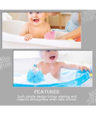Buy Healifty 2pcs Unicorn Bath Ball Exfoliating Loofah Sponge & Shower Scrubber for Kids & Men - Body Wash Bath Sponge Set - Buy Online on GoSupps.com