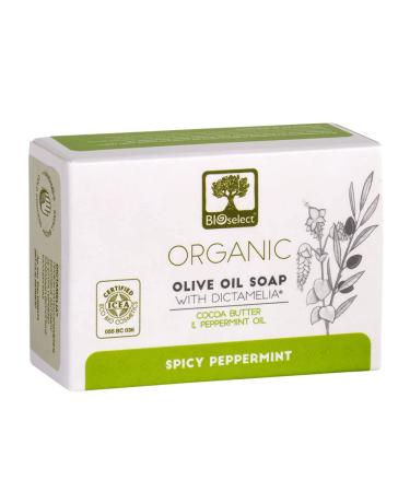 Organic Olive Oil Soap - Spicy Peppermint (80 GR)