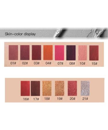  YYZGGLING Glossy matte liquid lipstick long-lasting waterproof moisturizing non-sticky cups (18) - Buy Online on GoSupps.com