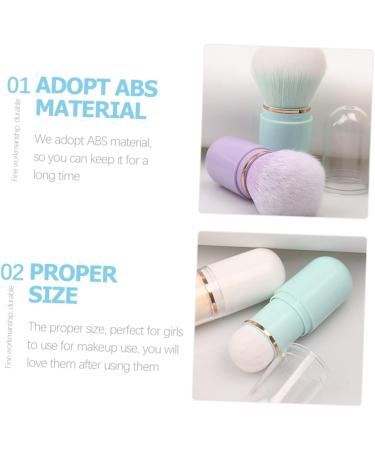MERRYHAPY Capsule Brush Makeup Brush Portable Brush Face Sculpting Brush Concealer Brush Liquid Foundation Brush Retractable Powder Brush Travel Powder Brush Multi-use Makeup Brush Abs - Buy Online on GoSupps.com