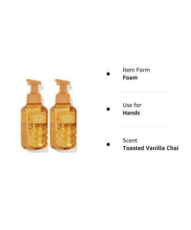 Bath & Body Works Toasted Vanilla Chai Gentle Foaming Hand Soap 2-Pack - 17.5 Fl Oz - Buy Online on GoSupps.com