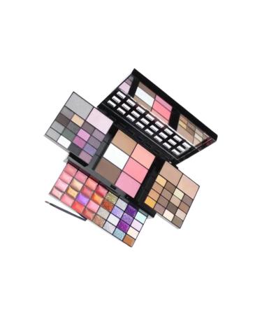 Angoily 74 Lipgloss Lip Gloss Blush for Cheeks Makeup Kit Eyeshadow Palette Makeup Tools Sequins