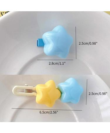 XIAHIOPT Clip Star Shape Duckbill Hairpin Hair Clip for Ponytail Bangs Hairpins for Teenagers Child Pink hairpin - Buy Online on GoSupps.com