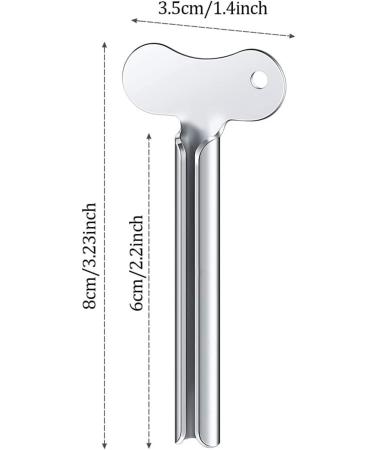 Hsthe Sea 6 pieces metal toothpaste squeezer squeeze tube stainless steel tube squeezer key roll tube creams colour squeezer tool for bathroom - Buy Online on GoSupps.com